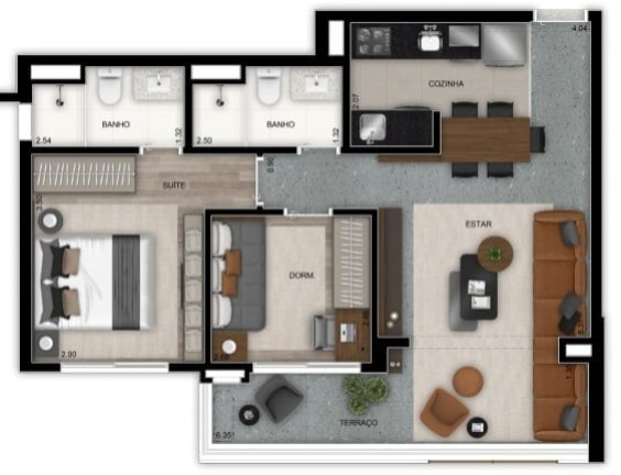 Imagem Apartamento com 2 Quartos à Venda, 63 m² em Jardim Paulista - São Paulo Imagem Apartamento com 2 Quartos à Venda, 63 m² em Jardim Paulista - São Paulo