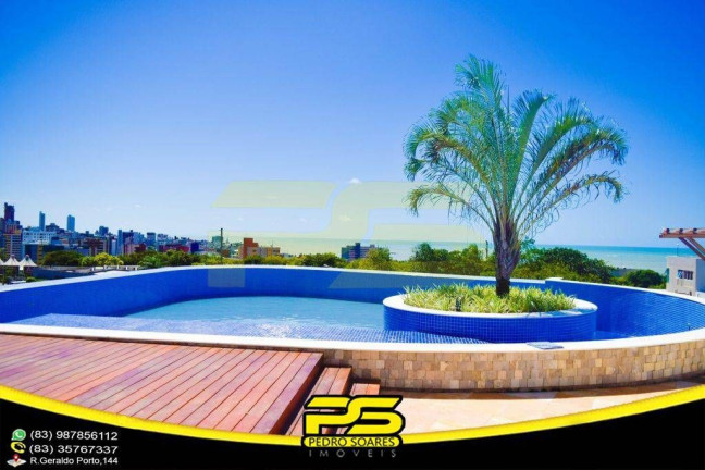Imagem Apartamento com 2 Quartos à Venda, 160 m² em Altiplano Cabo Branco - João Pessoa