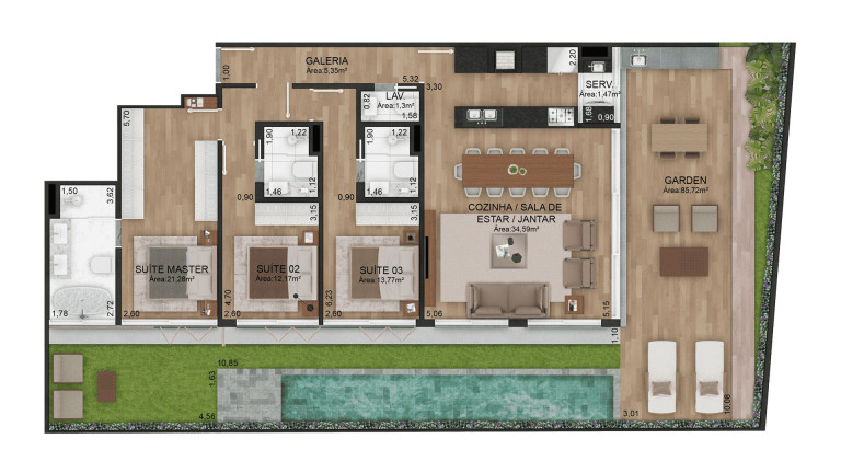 Imagem Apartamento com 3 Quartos à Venda, 197 m² em Três Figueiras - Porto Alegre Imagem Apartamento com 3 Quartos à Venda, 197 m² em Três Figueiras - Porto Alegre