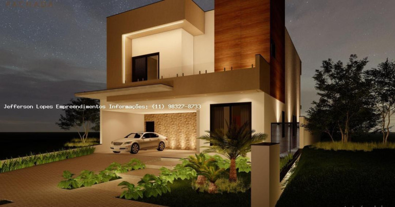 Imagem Casa com 3 Quartos à Venda, 220 m² em Condomínio Central Parque - Salto