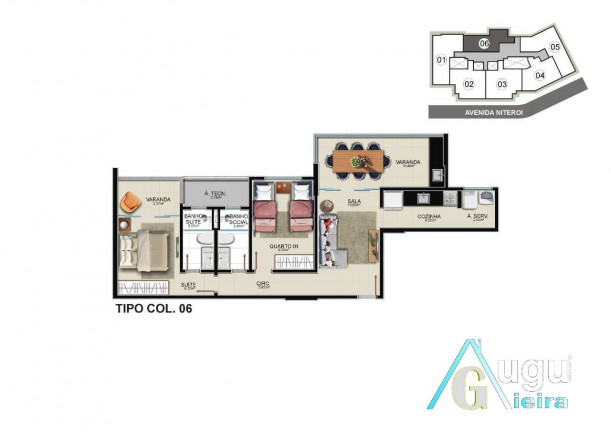 Imagem Apartamento com 2 Quartos à Venda, 68 m² em Praia Do Morro - Guarapari
