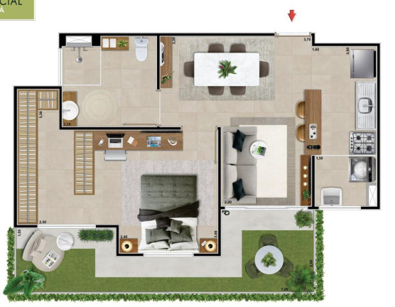 Imagem Apartamento com 2 Quartos à Venda,  em Campo Grande - Rio De Janeiro