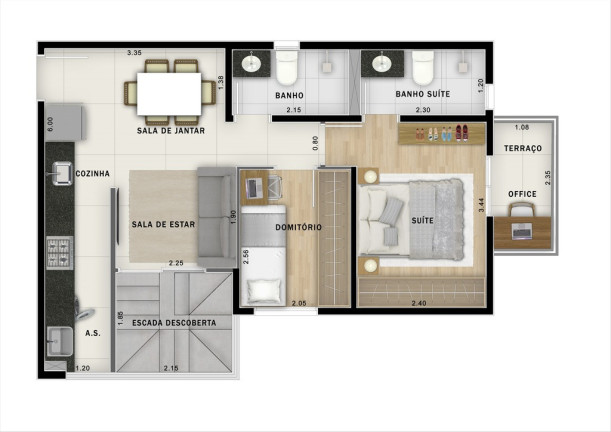 Imagem Imóvel com 2 Quartos à Venda, 93 m² em Jardim - Santo André Imagem Imóvel com 2 Quartos à Venda, 93 m² em Jardim - Santo André