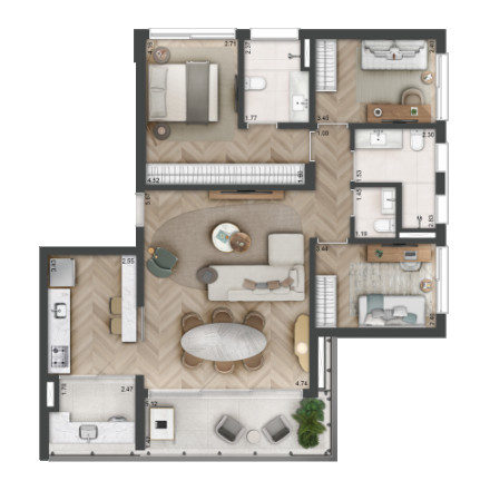 Imagem Apartamento com 2 Quartos à Venda, 80 m² em Sumaré - São Paulo Imagem Apartamento com 2 Quartos à Venda, 80 m² em Sumaré - São Paulo