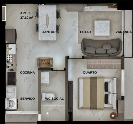Imagem Apartamento com 3 Quartos à Venda, 76 m² em Intermares - Cabedelo Imagem Apartamento com 3 Quartos à Venda, 76 m² em Intermares - Cabedelo