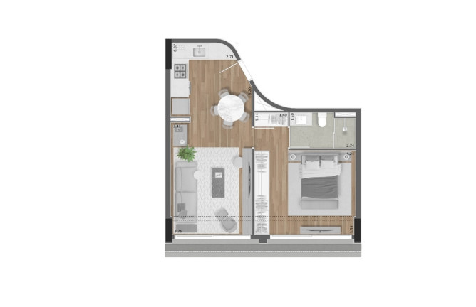 Imagem Imóvel com 1 Quarto à Venda, 103 m² em Itaim Bibi - São Paulo