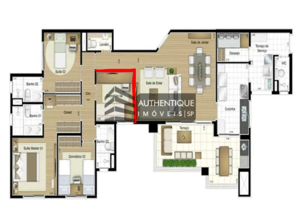 Imagem Apartamento com 3 Quartos à Venda, 142 m² em Vila Andrade - São Paulo Imagem Apartamento com 3 Quartos à Venda, 142 m² em Vila Andrade - São Paulo