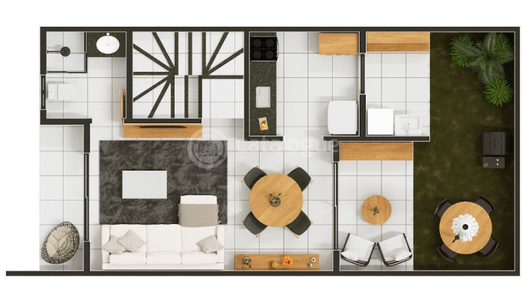 Imagem Casa com 3 Quartos à Venda, 76 m² em Parque Das árvores - Parnamirim