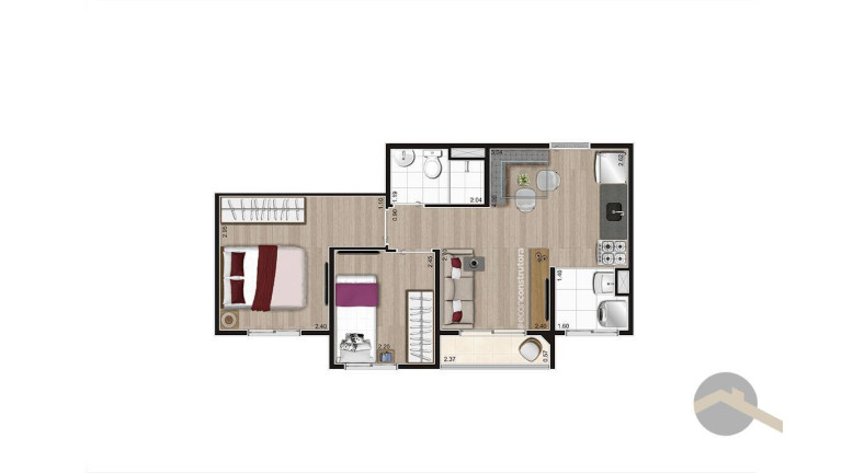 Imagem Apartamento com 2 Quartos à Venda, 38 m² em Vila Jaraguá - São Paulo