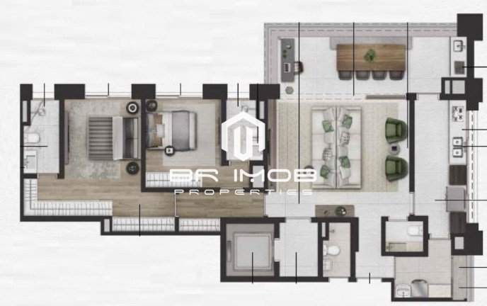 Imagem Imóvel com 2 Quartos à Venda, 135 m² em Itaim Bibi - São Paulo Imagem Imóvel com 2 Quartos à Venda, 135 m² em Itaim Bibi - São Paulo