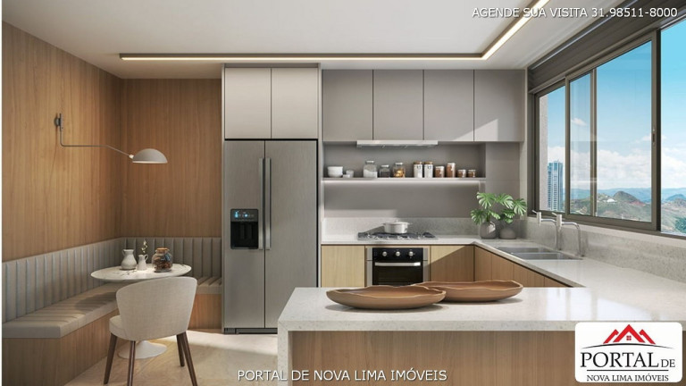 Imagem Apartamento com 4 Quartos à Venda, 199 m² em Vila Da Serra - Nova Lima