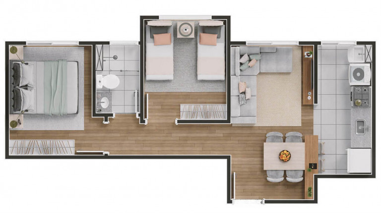 Imagem Imóvel com 1 Quarto à Venda, 42 m² em Jardim Ibirapuera - Campinas Imagem Imóvel com 1 Quarto à Venda, 42 m² em Jardim Ibirapuera - Campinas
