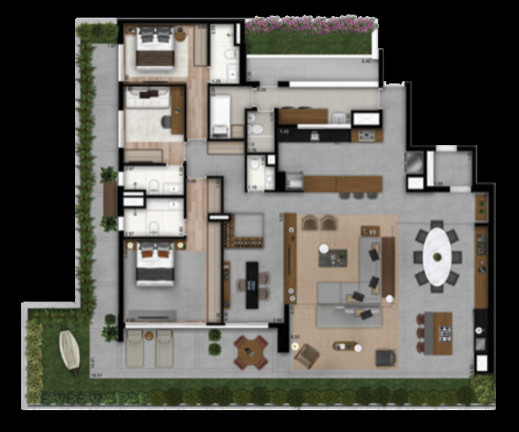 Imagem Imóvel com 4 Quartos à Venda, 201 m² em Brooklin Paulista - São Paulo Imagem Imóvel com 4 Quartos à Venda, 201 m² em Brooklin Paulista - São Paulo
