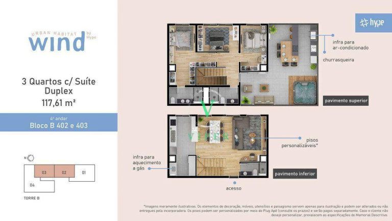 Imagem Studio com 1 Quarto à Venda, 41 m² em Santa Felicidade - Curitiba Imagem Studio com 1 Quarto à Venda, 41 m² em Santa Felicidade - Curitiba