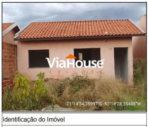 Imagem Casa à Venda, 44 m² em Conjunto Habitacional Vereador Flav - Birigui Imagem Casa à Venda, 44 m² em Conjunto Habitacional Vereador Flav - Birigui