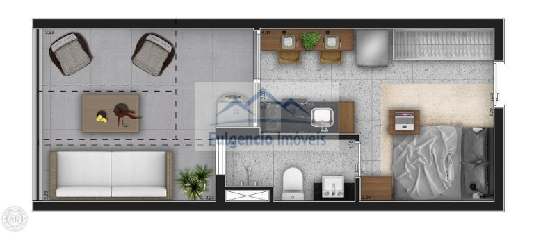 Imagem Imóvel com 1 Quarto à Venda, 30 m² em Moema - São Paulo
