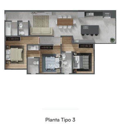 Imagem Apartamento com 3 Quartos à Venda, 124 m² em Centro - Balneário Piçarras Imagem Apartamento com 3 Quartos à Venda, 124 m² em Centro - Balneário Piçarras