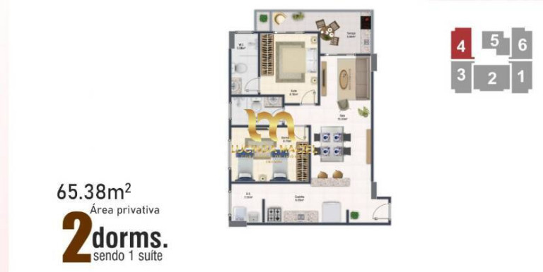 Imagem Apartamento com 1 Quarto à Venda, 55 m² em Vila Tupi - Praia Grande Imagem Apartamento com 1 Quarto à Venda, 55 m² em Vila Tupi - Praia Grande
