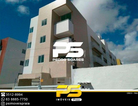Apartamento com 2 Quartos à Venda, 60 m² em Altiplano Cabo Branco - João Pessoa