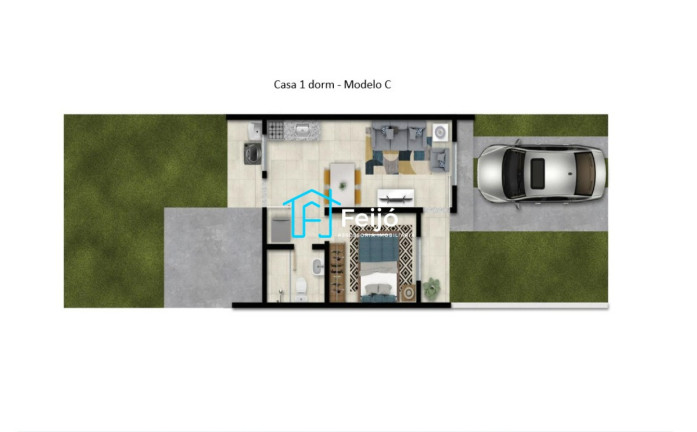 Imagem Casa de Condomínio com 2 Quartos à Venda, 41 m² em Sítio Ipiranga - Cachoeirinha