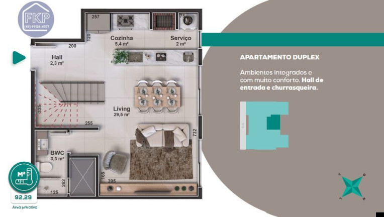 Imagem Apartamento com 2 Quartos à Venda, 92 m² em Cachoeira Do Bom Jesus - Florianópolis