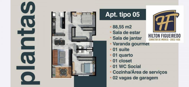 Imagem Apartamento com 3 Quartos à Venda, 100 m² em Camboinha - Cabedelo Imagem Apartamento com 3 Quartos à Venda, 100 m² em Camboinha - Cabedelo