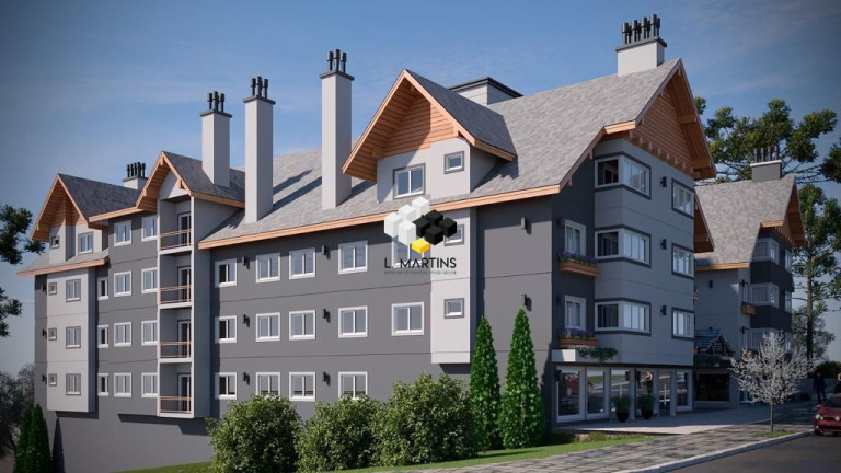 Imagem Apartamento com 1 Quarto à Venda, 56 m² em Moura - Gramado