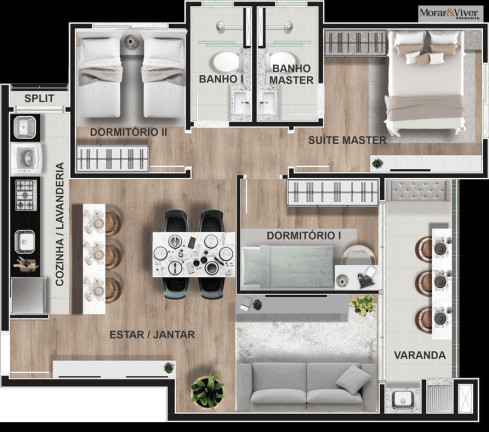 Imagem Apartamento com 3 Quartos à Venda, 152 m² em Capão Raso - Curitiba Imagem Apartamento com 3 Quartos à Venda, 152 m² em Capão Raso - Curitiba