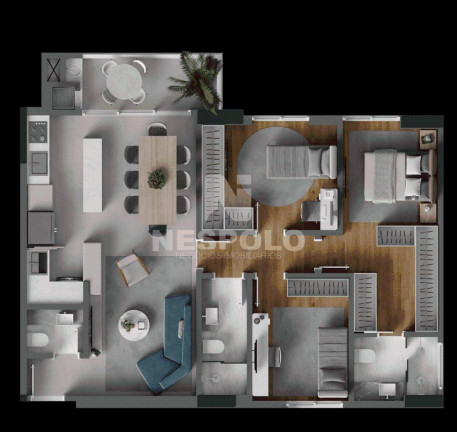 Imagem Apartamento com 2 Quartos à Venda, 96 m² em Fazenda - Itajai