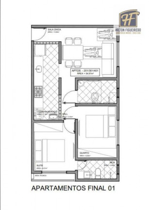 Imagem Apartamento com 2 Quartos à Venda, 53 m² em Bessa - João Pessoa Imagem Apartamento com 2 Quartos à Venda, 53 m² em Bessa - João Pessoa