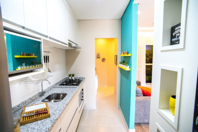 Imagem Apartamento com 2 Quartos à Venda, 57 m² em Loteamento Itaboa - Campo Largo