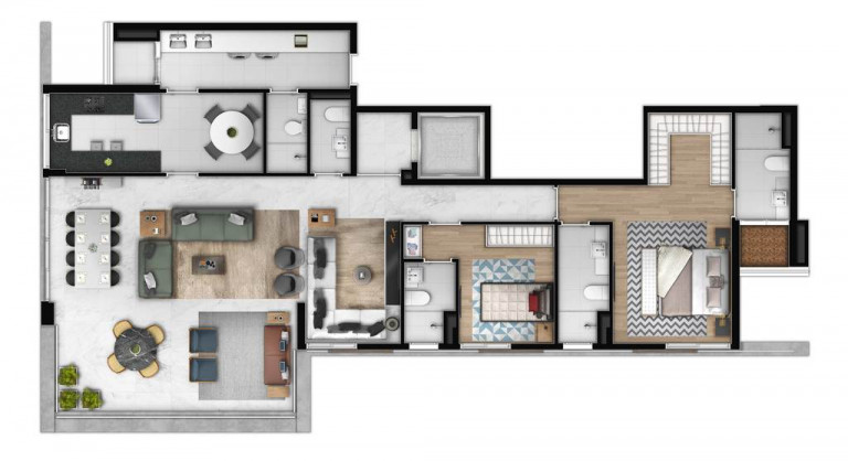 Imagem Apartamento com 3 Quartos à Venda, 161 m² em Campo Belo - São Paulo Imagem Apartamento com 3 Quartos à Venda, 161 m² em Campo Belo - São Paulo