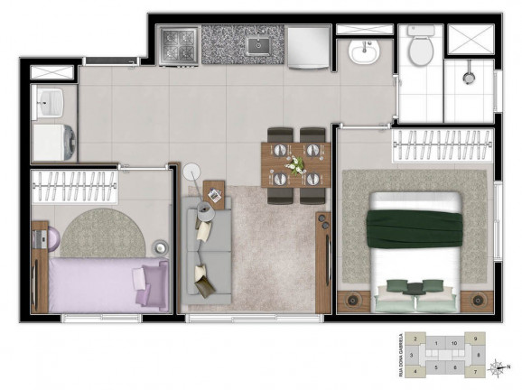 Imagem Imóvel com 2 Quartos à Venda, 56 m² em Parada Inglesa - São Paulo Imagem Imóvel com 2 Quartos à Venda, 56 m² em Parada Inglesa - São Paulo