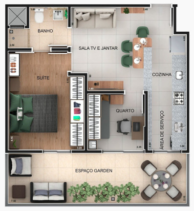 Imagem Apartamento com 4 Quartos à Venda, 142 m² em Novo Mundo - Curitiba