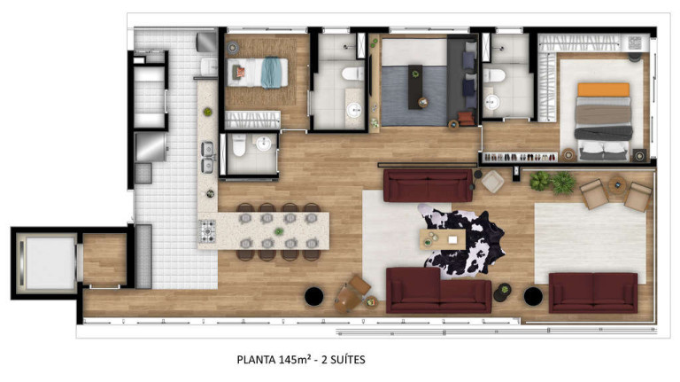Imagem Apartamento com 3 Quartos à Venda, 145 m² em Jardins - São Paulo