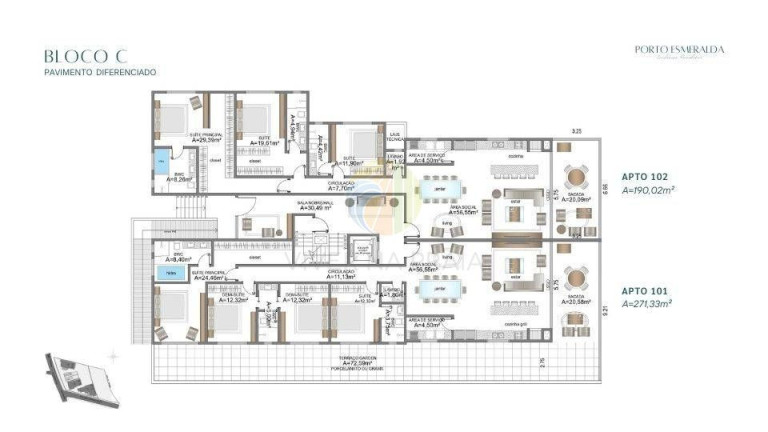 Imagem Apartamento com 3 Quartos à Venda, em Praia Do Estaleiro - Balneário Camboriú Imagem Apartamento com 3 Quartos à Venda, em Praia Do Estaleiro - Balneário Camboriú