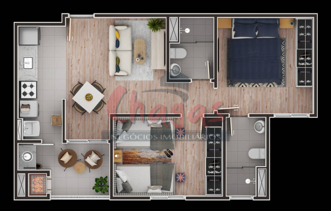 Imagem Apartamento com 2 Quartos à Venda, 61 m² em Martim De Sá - Caraguatatuba Imagem Apartamento com 2 Quartos à Venda, 61 m² em Martim De Sá - Caraguatatuba