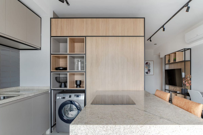 Imagem Apartamento com 1 Quarto para Alugar, 48 m² em Campo Belo - São Paulo Imagem Apartamento com 1 Quarto para Alugar, 48 m² em Campo Belo - São Paulo