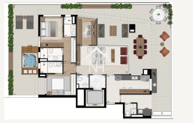 Imagem Apartamento com 2 Quartos à Venda, 242 m² em Itaim Bibi - São Paulo Imagem Apartamento com 2 Quartos à Venda, 242 m² em Itaim Bibi - São Paulo