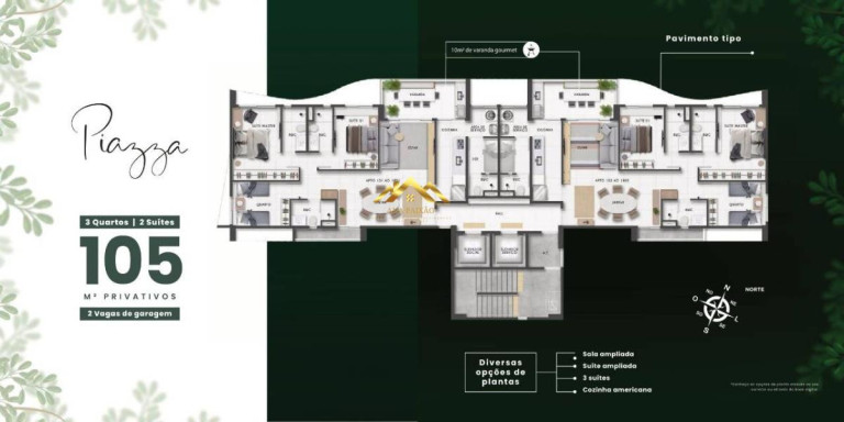 Imagem Apartamento com 3 Quartos à Venda, 105 m² em Parnamirim - Recife Imagem Apartamento com 3 Quartos à Venda, 105 m² em Parnamirim - Recife