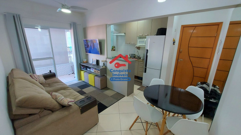 Imagem Apartamento com 2 Quartos à Venda, 55 m² em Guilhermina - Praia Grande
