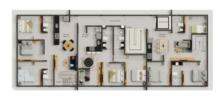 Imagem Cobertura com 3 Quartos à Venda, 137 m² em Cabo Branco - João Pessoa Imagem Cobertura com 3 Quartos à Venda, 137 m² em Cabo Branco - João Pessoa
