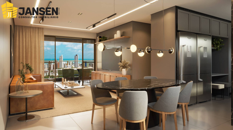 Imagem Apartamento com 3 Quartos à Venda, 121 m² em Brisamar - João Pessoa