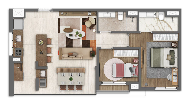 Imagem Apartamento com 3 Quartos à Venda, 91 m² em Brooklin Paulista - São Paulo