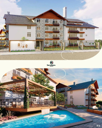Imagem Apartamento com 3 Quartos à Venda, 97 m² em Piratini - Gramado Imagem Apartamento com 3 Quartos à Venda, 97 m² em Piratini - Gramado