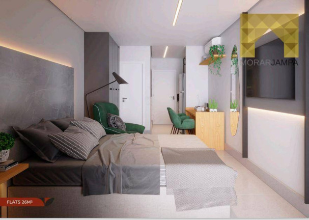 Imagem Apartamento com 1 Quarto à Venda, 24 m² em Tambaú - João Pessoa