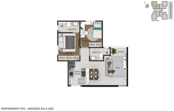Imagem Apartamento com 2 Quartos à Venda, 53 m² em Santa Branca - Belo Horizonte Imagem Apartamento com 2 Quartos à Venda, 53 m² em Santa Branca - Belo Horizonte