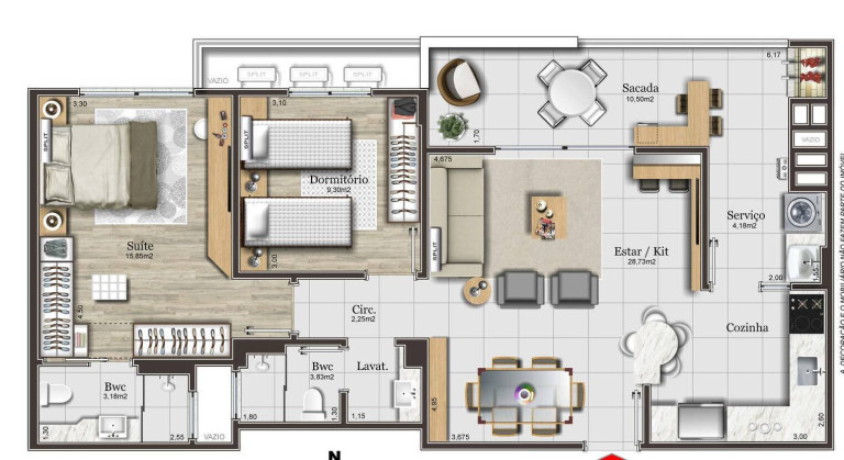 Imagem Apartamento com 2 Quartos à Venda, 89 m² em Campinas - São José