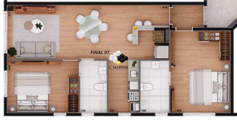 Imagem Apartamento com 1 Quarto à Venda, 48 m² em Centro  - Canela