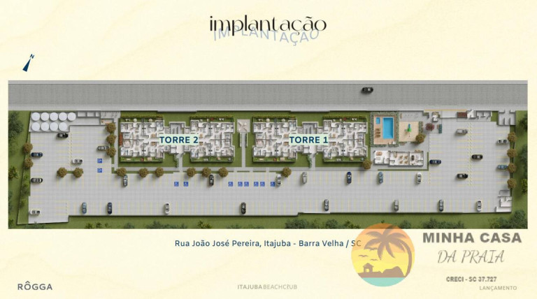 Imagem Apartamento com 2 Quartos à Venda, 50 m² em Itajuba - Barra Velha Imagem Apartamento com 2 Quartos à Venda, 50 m² em Itajuba - Barra Velha